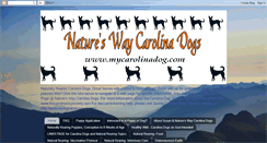 Desktop Screenshot of mycarolinadog.com